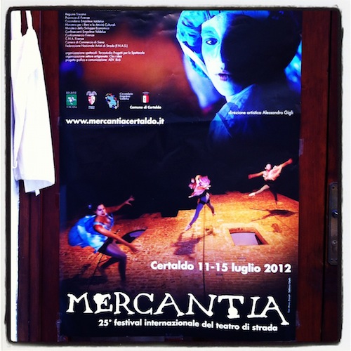 La mia serata a Mercantia 2012